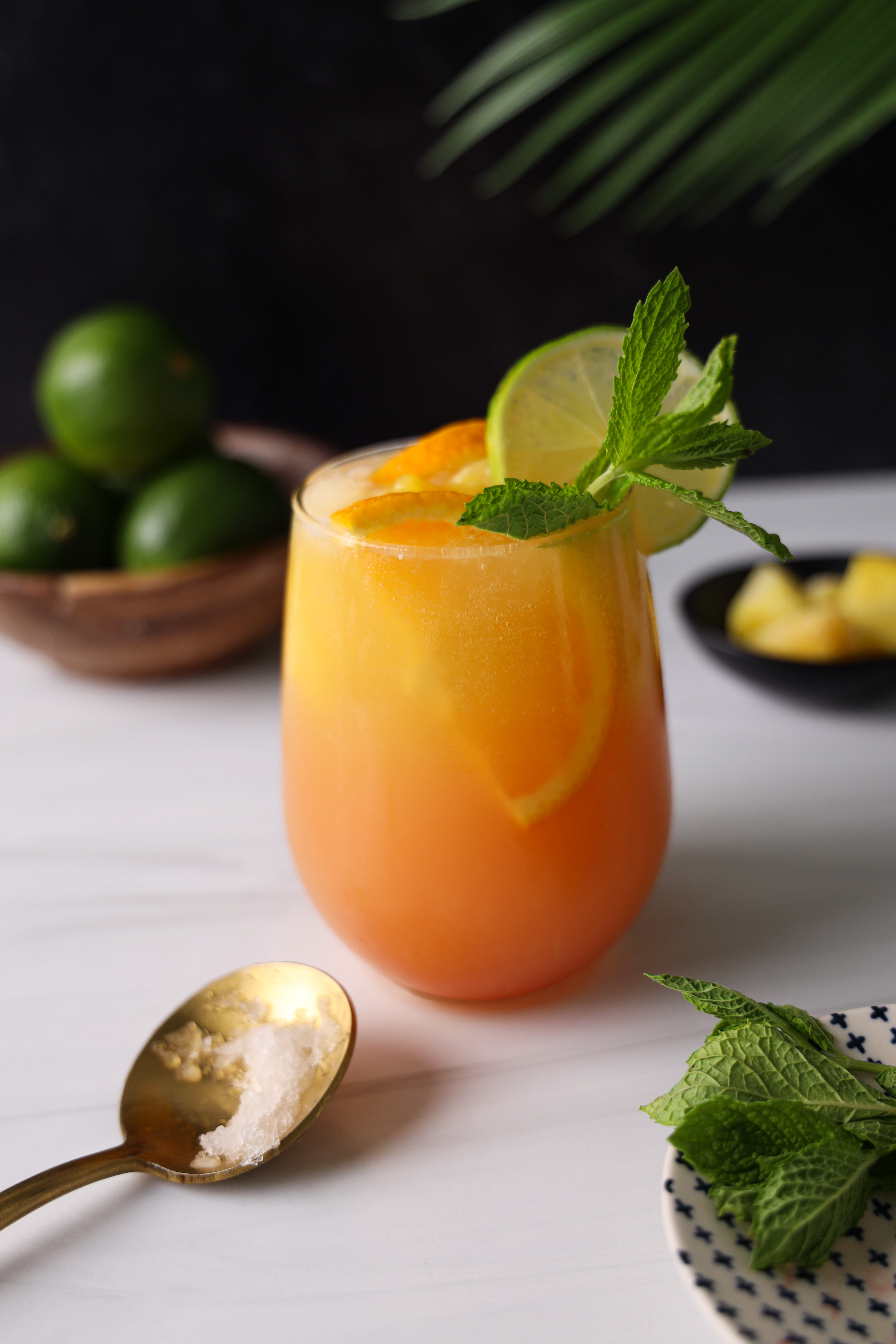 The Ultimate Non Alcoholic Tropical Summer Punch