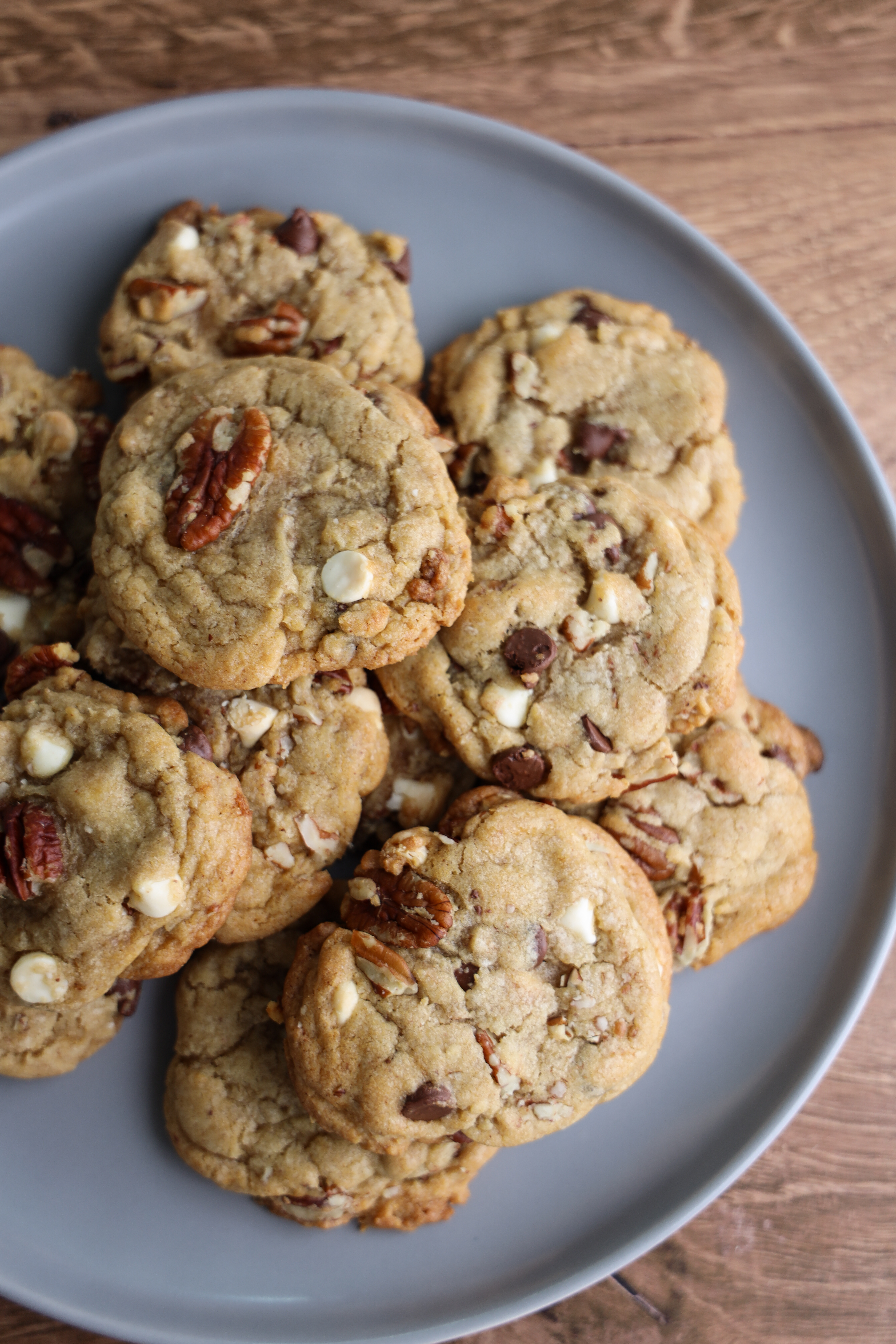 The Best Double Chocolate Chip and Pecan Cookies