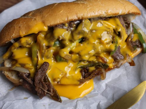 Cheesy Philly Cheesesteaks